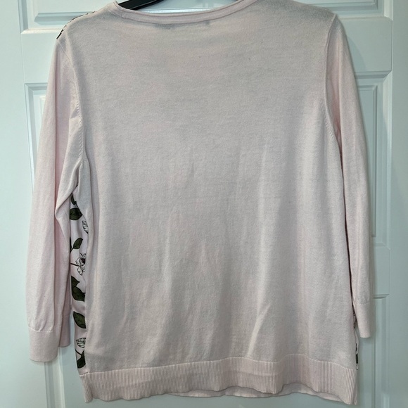 Lauren Ralph Lauren Pink Floral Long sleeve Size Large Blouse - Picture 5 of 5